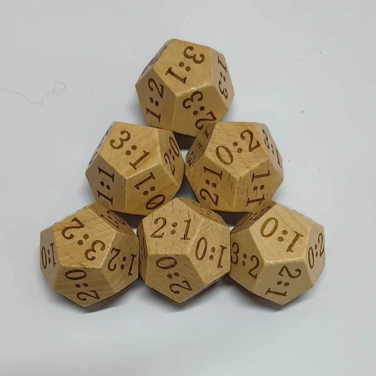 World Cup Wooden D12 Dice Set