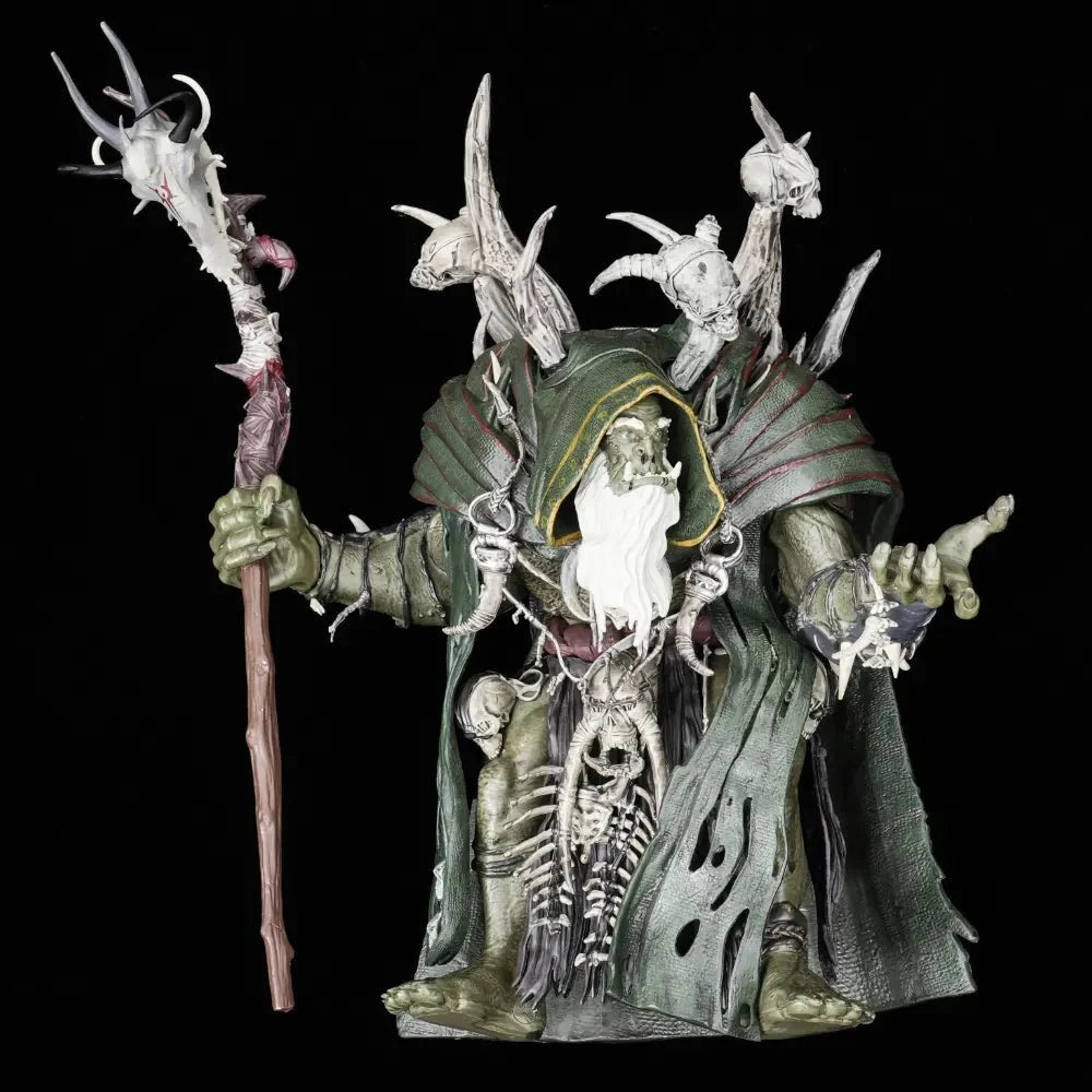 World Warcraft RPG Miniature – Tabletop Model Dice – DND dice World of Warcraft 25cm evil witch doctor hand - held