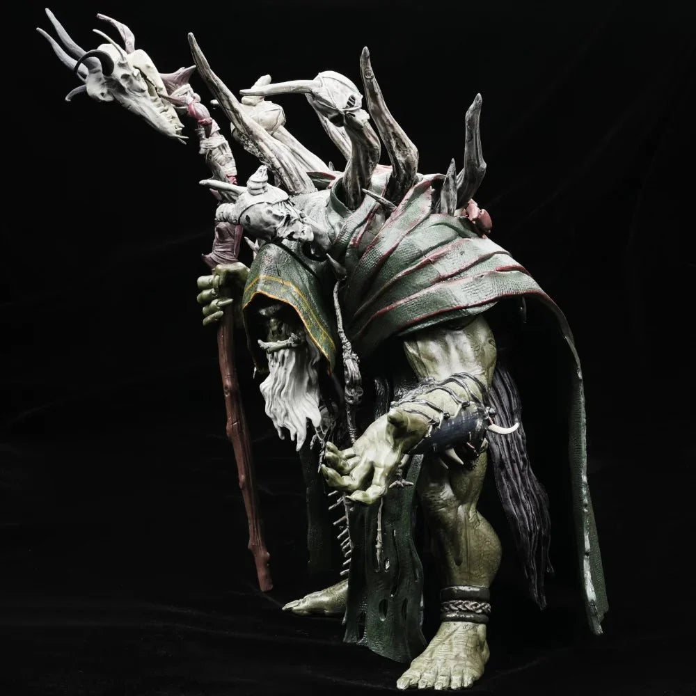 World Warcraft RPG Miniature – Tabletop Model Dice – DND dice World of Warcraft 25cm evil witch doctor hand - held
