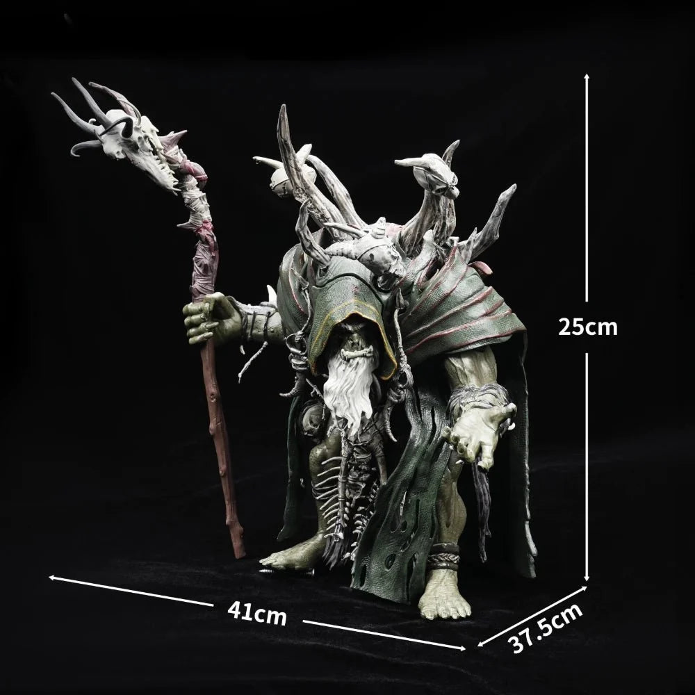 World Warcraft RPG Miniature – Tabletop Model Dice – DND dice World of Warcraft 25cm evil witch doctor hand - held