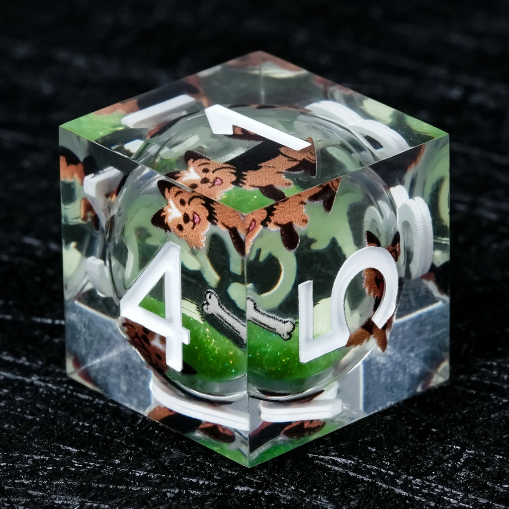 Yorkshire Terrier Liquid Core Dice Set – alternate product view