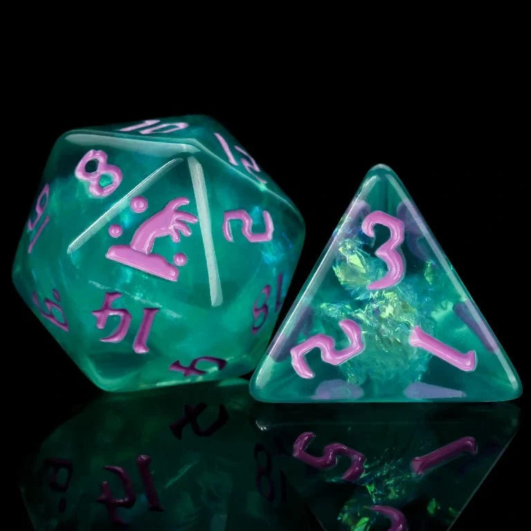 Zombie Resin DND Dice Set – Kickstarter Dice — Zombie Resurrection Resin Dice Set